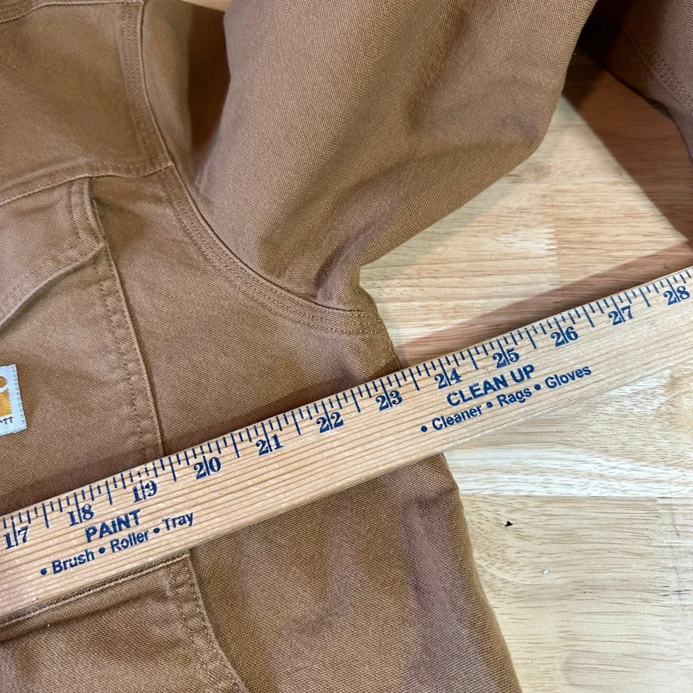 Carhartt OJ5748-M Berwick Brown Jean Relaxed Fit Jacket Men's Large - Picture 8 of 14